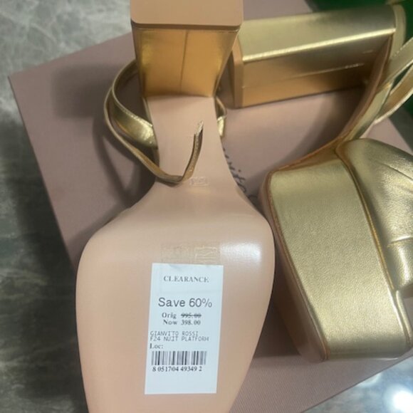 Gianvito Rossi Amour Nappa Silk Mekong Milano 40 - Picture 4 of 5